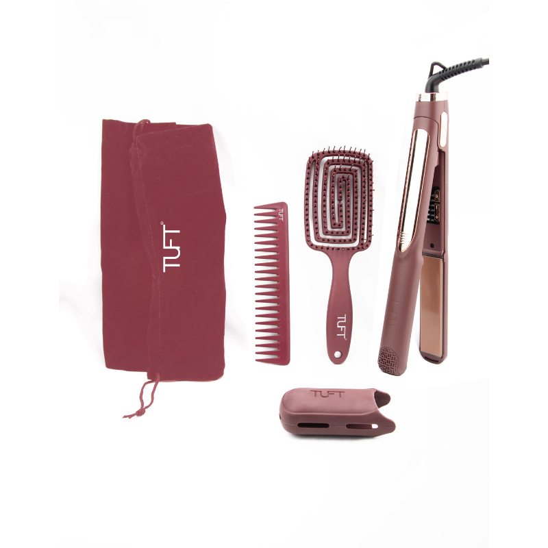 TUFT Maroon Edition 1" Professional Hair Iron