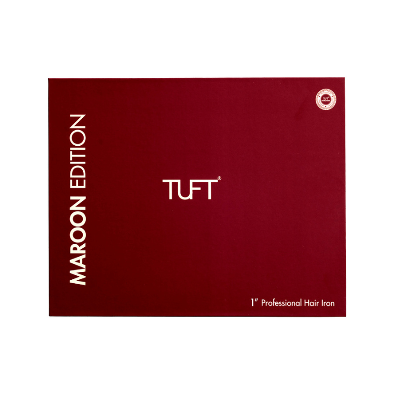 TUFT Maroon Edition 1" Professional Hair Iron
