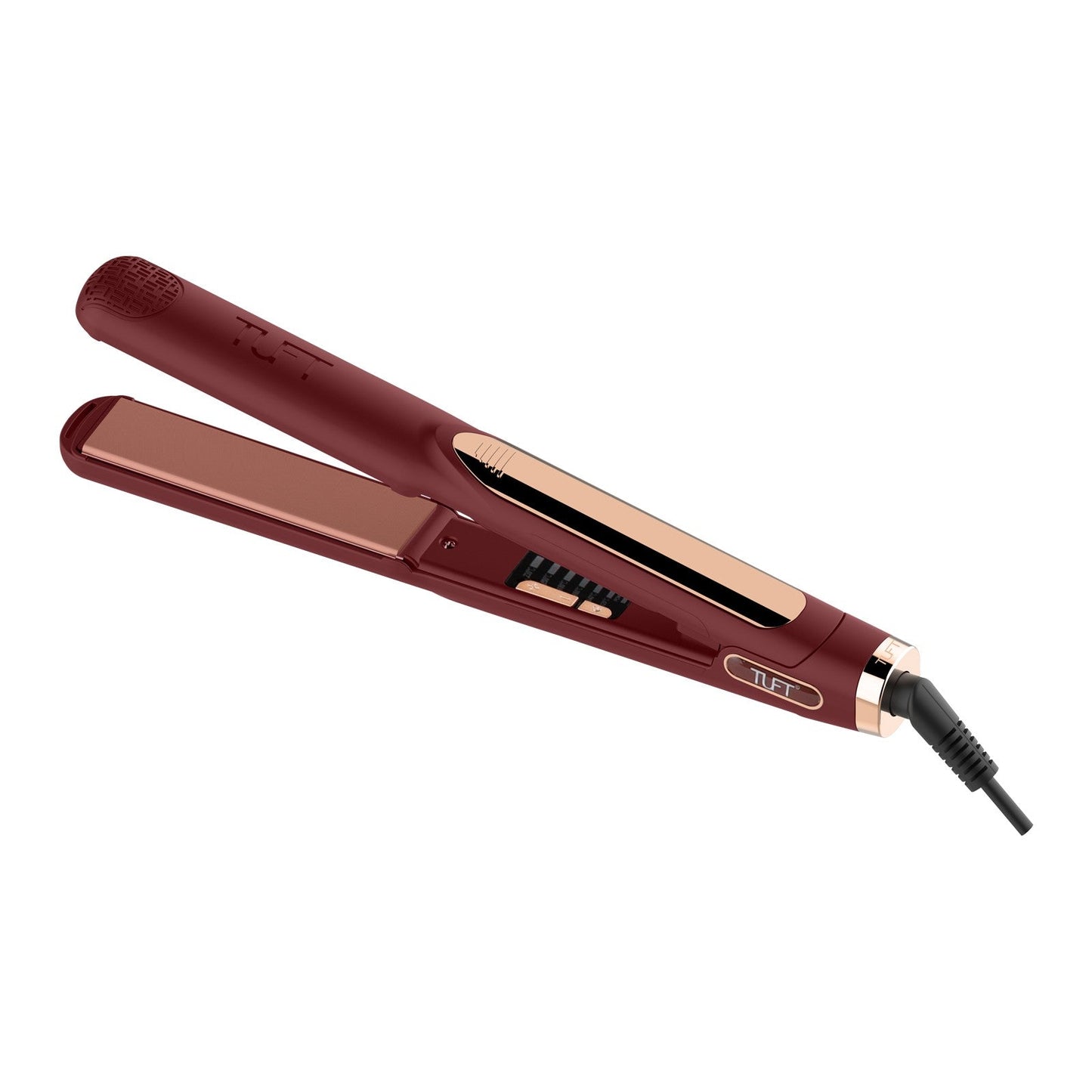 TUFT 1" 6608 Diamond Plus Professional Hair Iron Maroon