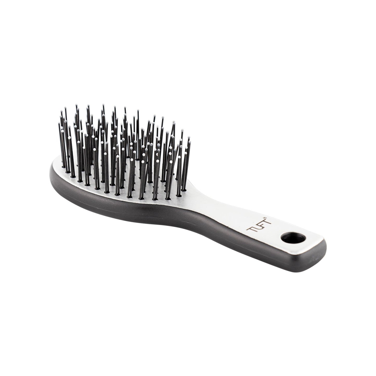 TUFT Baby Double Detangle Brush Silver