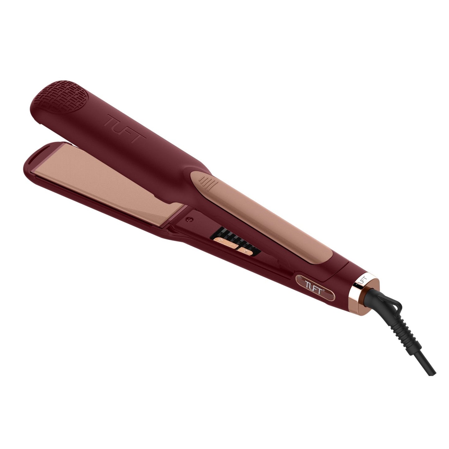 TUFT 2" 6609 Diamond Plus Professional Hair Iron Maroon