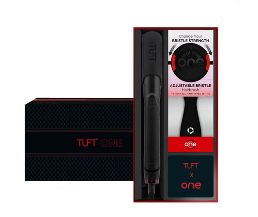 TUFT x One 1" Professional Hair Iron (Black)