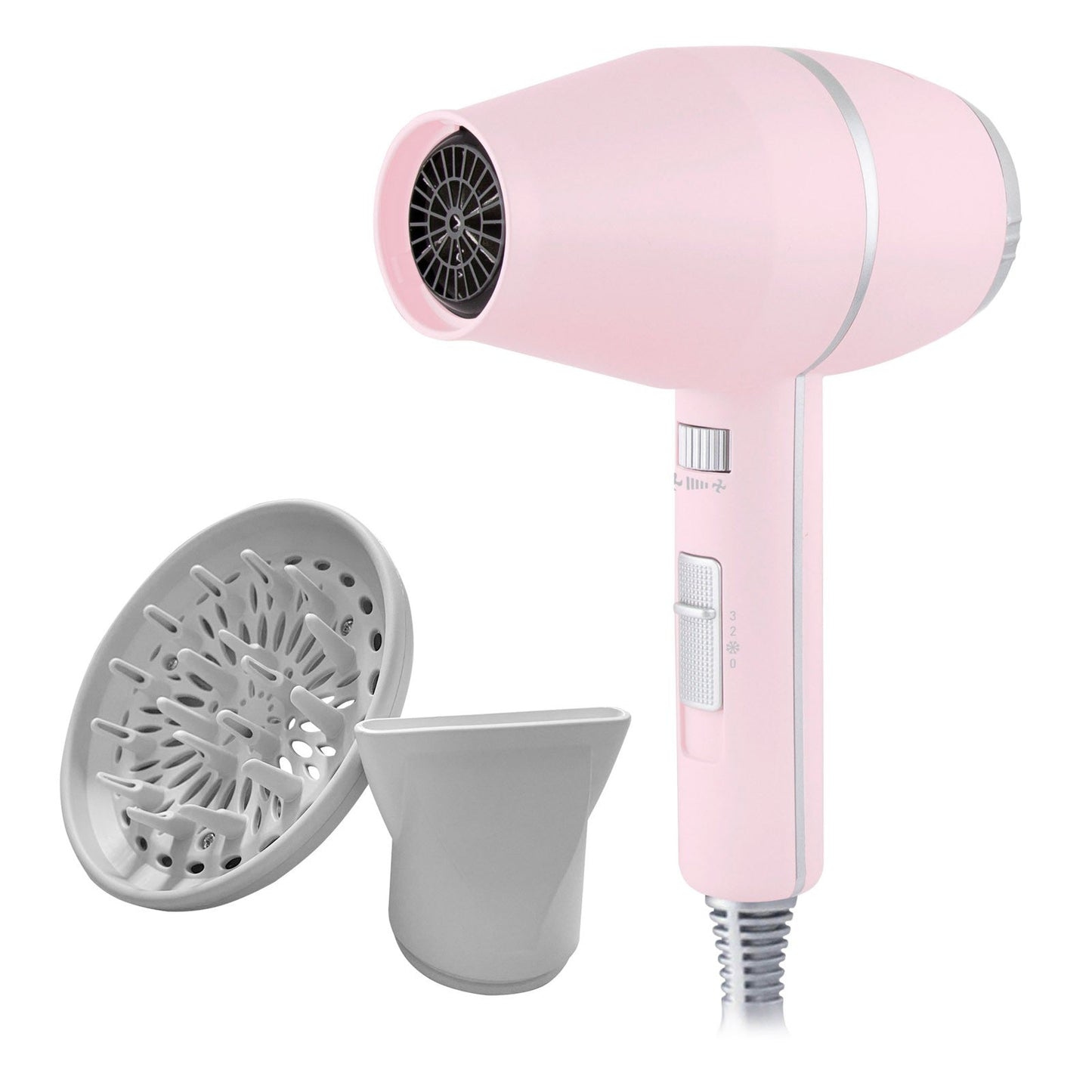 PLAY by TUFT Misty Rose Compact Hair Dryer